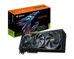 9VN507TAM-00-G10 - Tarjeta Gr�fica GIGABYTE AORUS GeForce RTX 5070Ti MASTER 16Gb GDDR7 3xDP 2.1b 1xHDMI 2.1b PCIe 5.0 OpenGL 4.6 DirectX 12 API (9VN507TAM-00-G10)