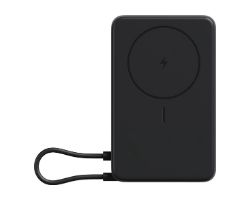 BHR08P9GL - Power Bank Xiaomi Magnetica capacidad de 10000mAh Built-in Stand Carga inalambrica magnetica. Cable USB-C integrado. Gris (MI-MPWB-10000MAH-BIS-GY)