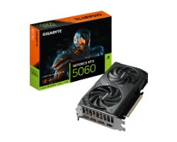 9VN5060WX2-00-G10 - Tarjeta Gr�fica GIGABYTE GeForce RTX 5060 WINDFORCE OC 8Gb GDDR7 3xDP 2.1b 1xHDMI 2.1b PCIe 5.0 OpenGL 4.6 DirectX 12.0 (9VN5060WX2-00-G10)