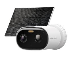 MC410 KIT - C�mara IP Mercusys Panel Solar 2K 3mp H.264 Sensor CMOS WiFi Visi�n Nocturna Exterior Pared Blanca (MC410 KIT)