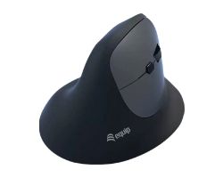EQ245120 - Rat�n EQUIP �ptico Ergon�mico Diestro RF Wireless Bluetooth 1600dpi 6 Botones Negro (EQ245120)
