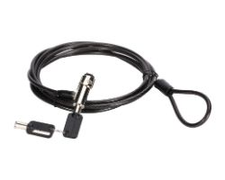 CUSTODIO02BNM - Cable de Seguridad Conceptronic CUSTODIO02BNM Nano Slot con Llave Compatible Llave Maestra. Cable de 4.5mm Negro (CUSTODIO02BNM)