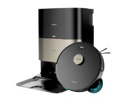 A01_EU01_136639 - Robot aspirador Cecotec Conga Q300 y friegasuelos con mopas giratorias elevables. Mopa derecha extensible 55 mm. 25000Pa y detecci�n de obst�culos. Limpieza en la base autom�tica con agua caliente, detergente y secado con aire caliente. (A01_EU01_136639)