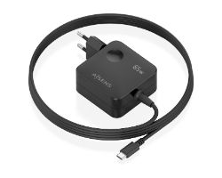ASCH-1PD65WL85-BK - Cargador de Pared AISENS GaN 65W 1xUSB-C PD 3.0 Cable 1.5m. Negro (ASCH-1PD65WL85-BK)