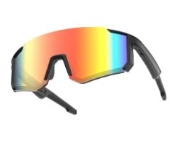 NXSGSPGLASSESBK - Gafas Inteligentes NILOX Deportivas, con audio y micro integrado, lentes de PC con proteccion contra la luz azul y UV400. Negro (NXSGSPGLASSESBK)