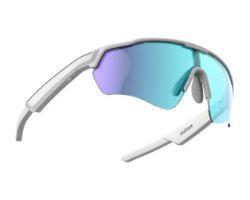 NXSGSPGLASSESWH - Gafas Inteligentes NILOX Deportivas, con audio y micro integrado, lentes de PC con proteccion contra la luz azul y UV400. Blanco (NXSGSPGLASSESWH)