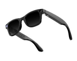 NXSGGLASSESAI - Gafas Inteligentes NILOX con c�mara integrada, inteligencia artificial, audio �Open Ear�, micr�fono integrado y lentes de PC con protecci�n contra la luz azul y UV400. Negro (NXSGGLASSESAI)