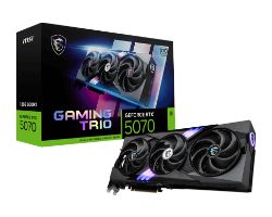 912-V532-029 - Tarjeta Grafica MSI GeForce RTX 5070 12G GAMING TRIO OC 12GB GDDR7 Triple Ventilador TRI FROZR 4 RGB Negro (912-V532-029)