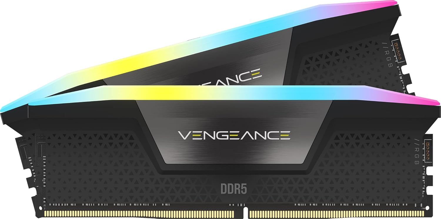CMH16GX5M2B5200Z40 - M�dulo Corsair Vengeance DDR5 16Gb (2�8Gb) 5200 MT/s RGB 288-pin DIMM CL40 1.25V PC (CMH16GX5M2B5200Z40)