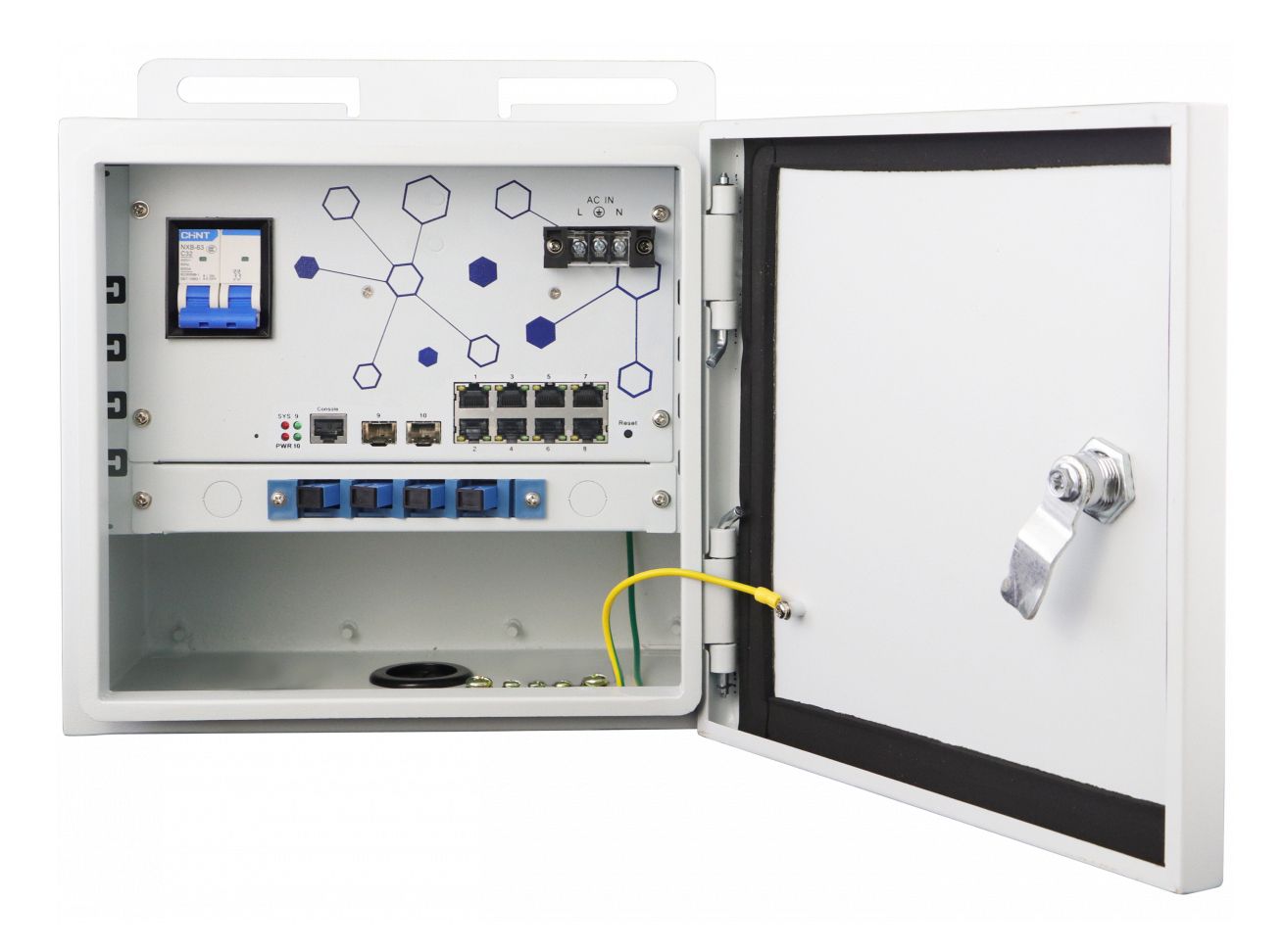 OSW-1061 - Switch LevelOne Gestionado L2 8xRJ45 2xSFP+ Ethernet 2.5 GbE PoE IP55 Negro (OSW-1061)