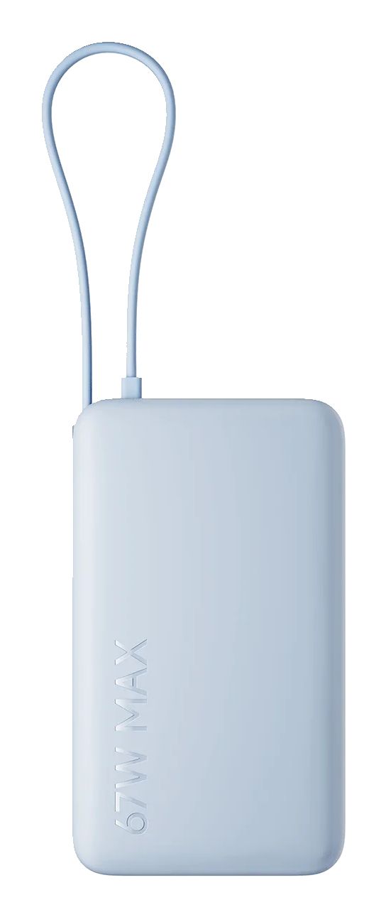 BHR08NZGL - PowerBank XIAOMI 10000mAh 67W 1xUSB-A 1xUSB-C Cable USB-C Azul Hielo (BHR08NZGL)