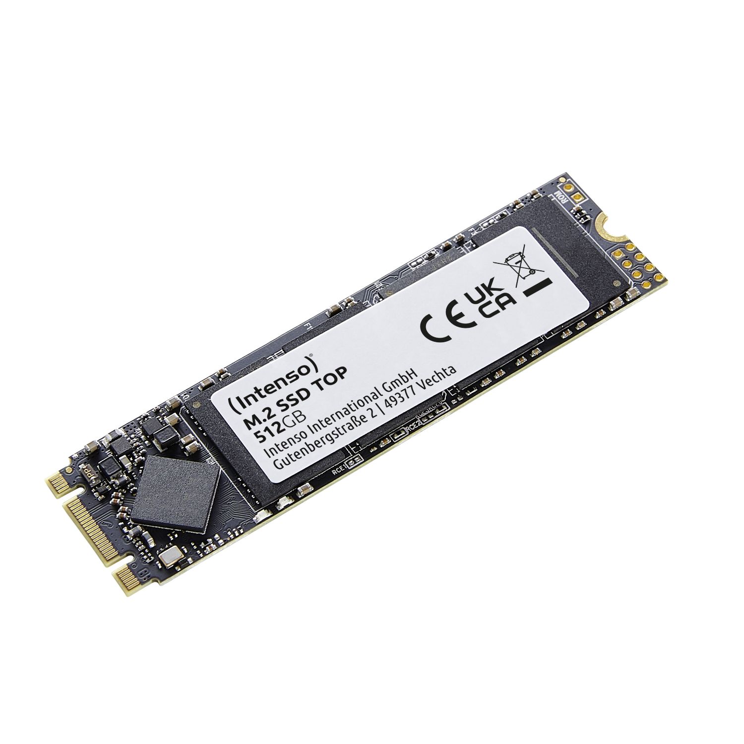 3832450 - Disco SSD Intenso Top 512Gb M.2 2280 SATA3 3D NAND 6 Gbit/s Lectura 550 Mb/s 500 Mb/s PC/Port�til (3832450)