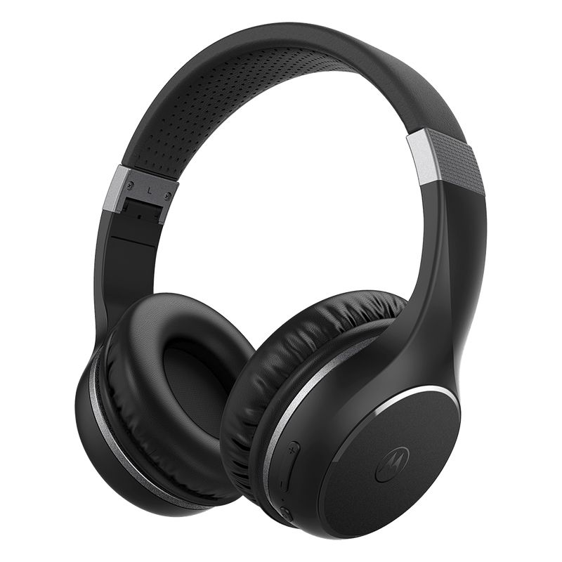 253MOTOXT220BLACK - Auriculares Motorola XT220 Plegables Micr�fono Integrado Circumaurales Binaurales Bluetooth 5.0 Negros (253MOTOXT220BLACK)