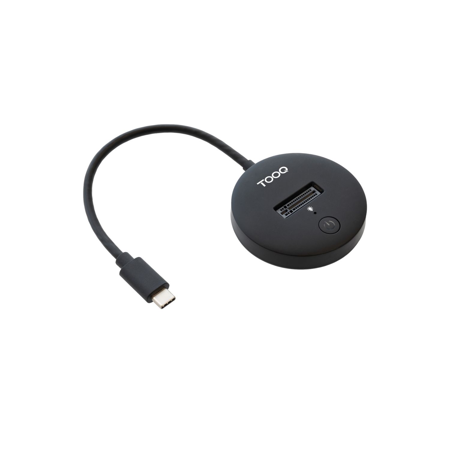 TQDS-100B - Docking Station TooQ SSD M2 NVMe PCIe USB-C Cable 15cm Negro (TQDS-100B)