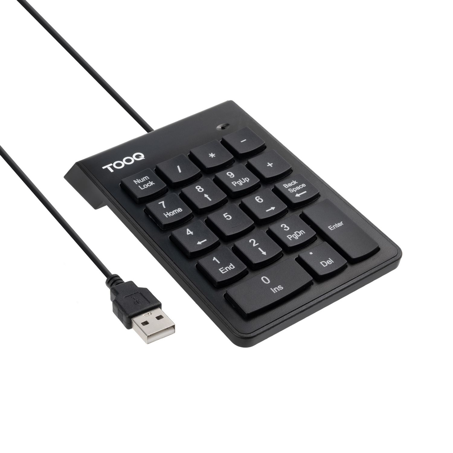 TQK-2001-B - Teclado Num�rico TooQ 19 Teclas USB Cable 1.3m Negro (TQK-2001-B)