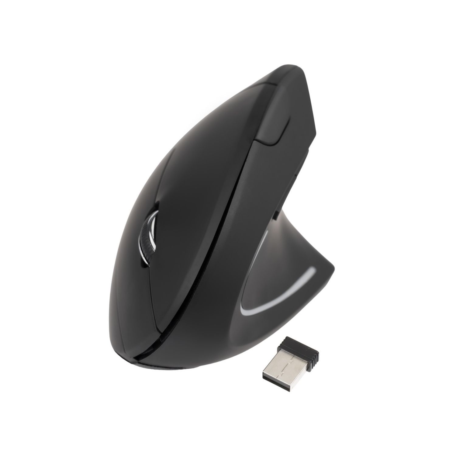 TQMWG-1104-B - Rat�n Vertical TooQ Diestro �ptico RF Wireless 3200dpi 6 Botones Negro (TQMWG-1104-B)