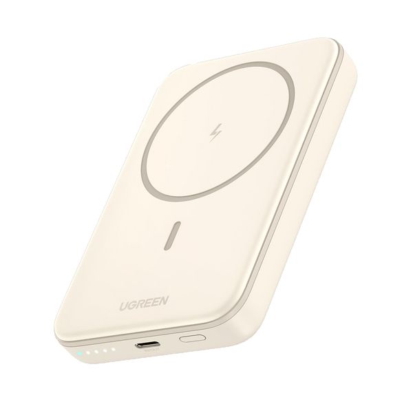 25208 - Bater�a externa Ugreen 10000mAh PD 3.0 20W Inal�mbrico Qi 1xUSB-C Beige (25208)