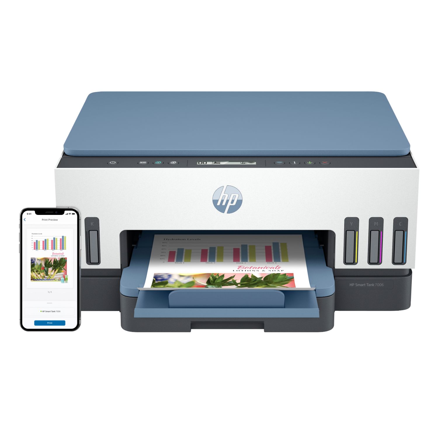 28B55A - Impresora Multifunci�n HP Smart Tank 7006 Pantalla LCD 0.5