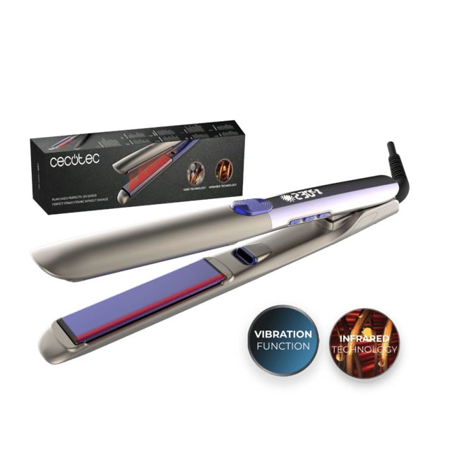 A01_EU01_122525 - Plancha de Pelo CECOTEC Lisse i-Twerk Pro Elite Infrarrojos Placas Vibratorias Iones 160-260�C (A01_EU01_122525)