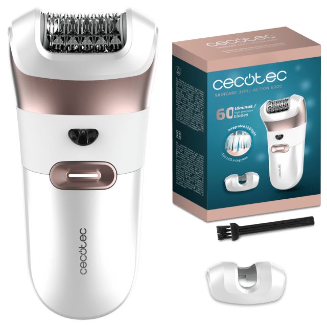 A01_EU01_116306 - Depiladora CECOTEC SkinCare Depil-Action 6000 Luz LED 60 L�minas Autonom�a 60 minutos (A01_EU01_116306)