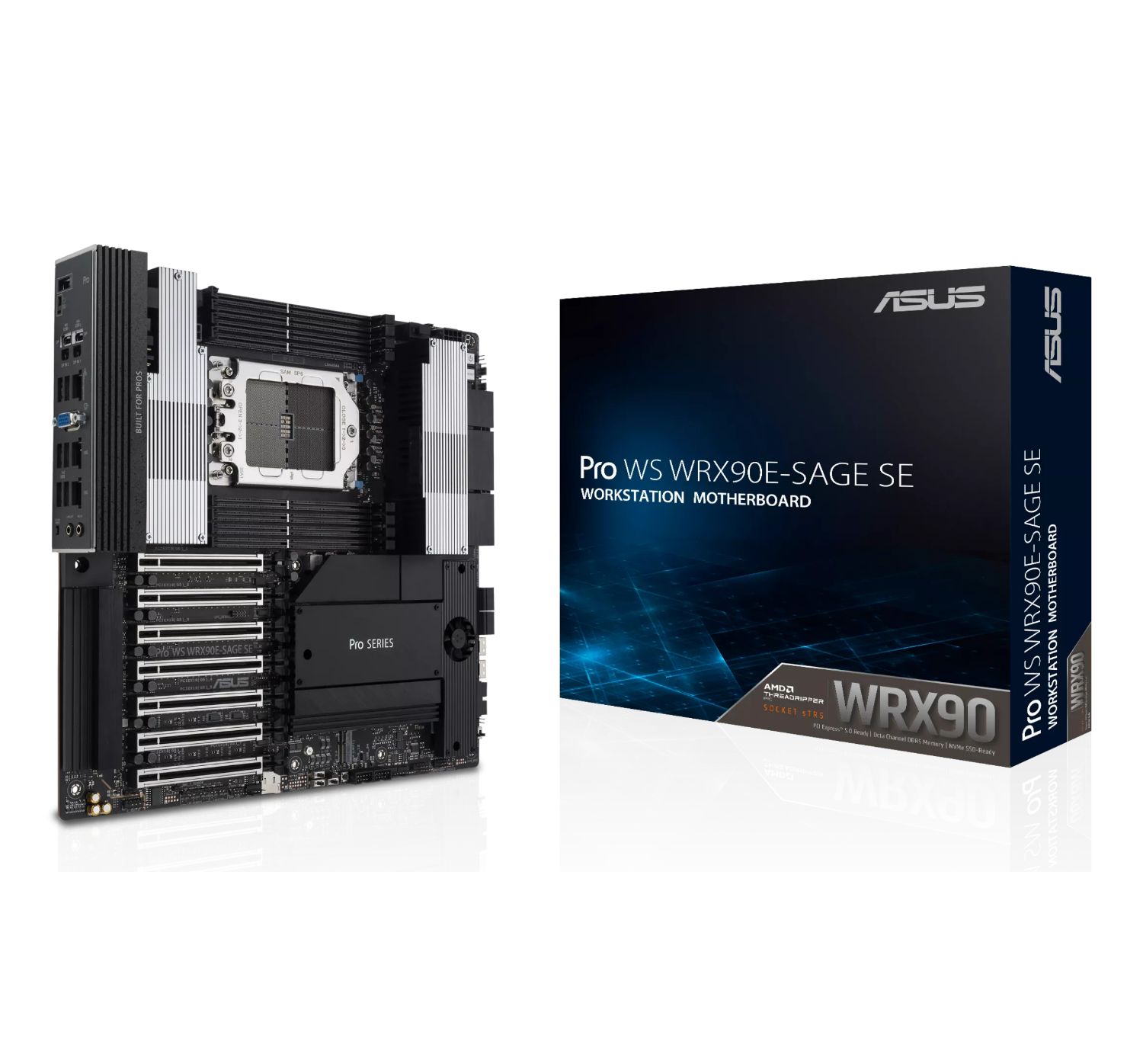 90MB1FW0-M0EAY0 - Placa base ASUS PRO WS WRX90E-SAGE SE: (sTR5) 8DDR5 M.2 SATA3 USB 2.0 USB-A 3.1 USB 4.0 VGA RJ45 Ethernet GbE (90MB1FW0-M0EAY0)
