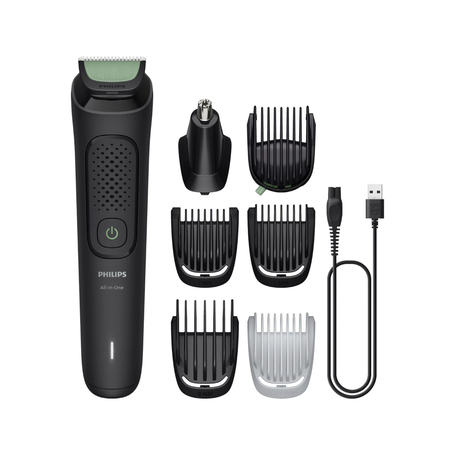 MG3935/15 - Recortadora Philips All In On Trimmer 3000 Series 7 en 1 con Bater�a 6 Accesorios (MG3935/15)