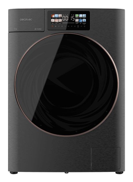 A01_EU01_112750 - Lavadora CECOTEC Bolero Wash&Dry 106950 Autodose Inverter 3D Steel Secadora Autodosis de Carga Frontal 10/6 Kg 1400rpm Clase A PAntalla 9.2