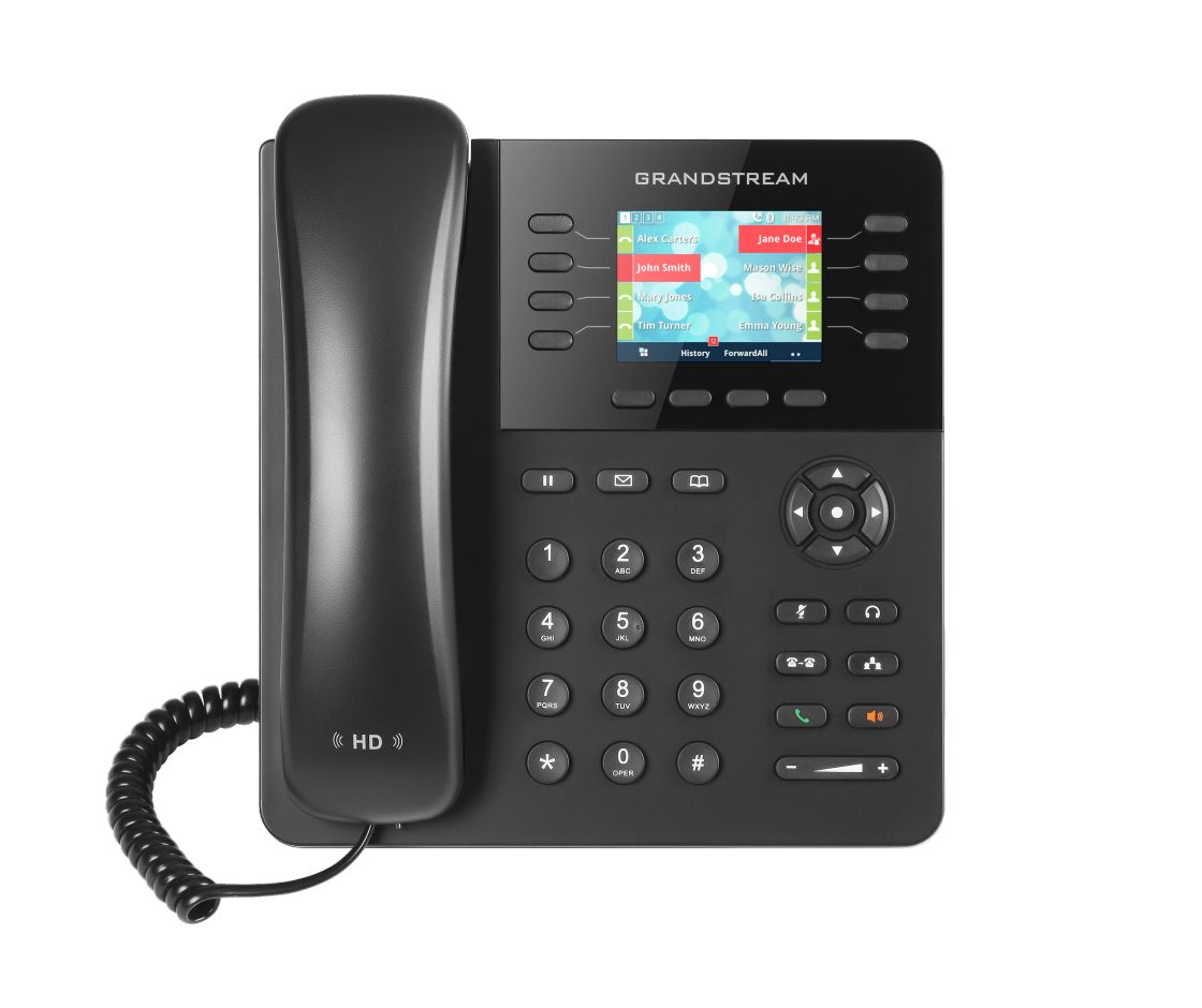 GXP2135 - Tel�fono IP Grandstream 8 l�neas SIP, pantalla color 2,8'', 2 puertos Gigabit, alto rendimiento. (GXP2135)