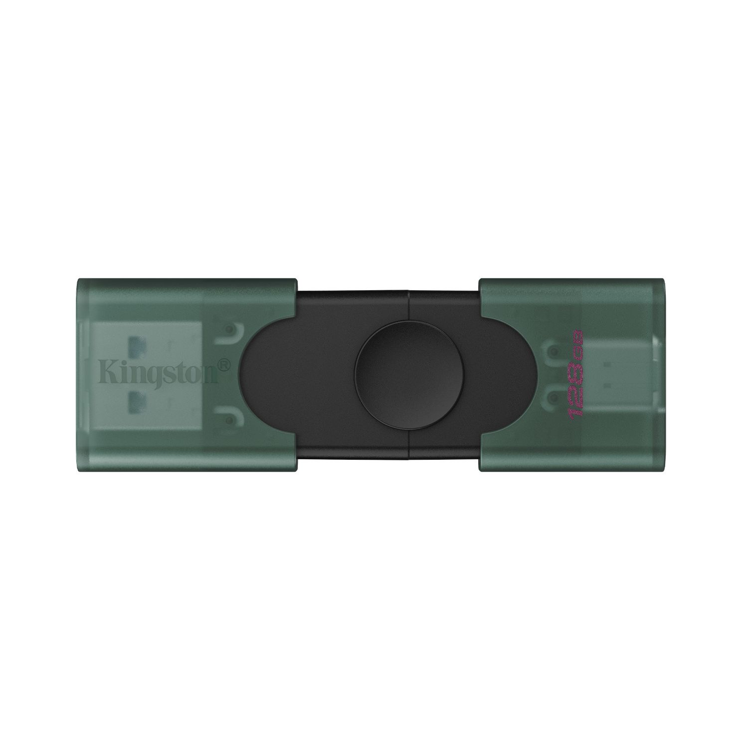 DTDEG2/128GB - Pendrive Kingston DataTraveler Duo G2 128Gb USB-A/USB-C 3.1 Tapa Negro/Verde (DTDEG2/128GB)