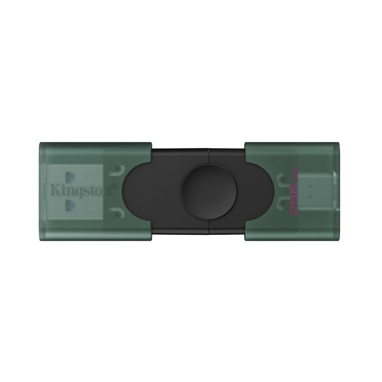 DTDEG2/256GB - Pendrive Kingston DataTraveler Duo G2 256Gb USB-A/USB-C 3.1 Tapa Negro/Verde (DTDEG2/256GB)