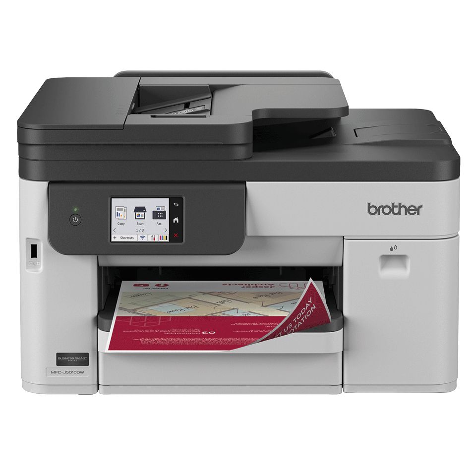 MFCJ5010DWRE1 - Impresora Multifunci�n Brother Pantalla 2.7? 1200x4800dpi A4 Color ADF 50 hojas 1xUSB 2.0 WiFi Ethernet GbE Fax D�plex Blanca (MFC-J5010DWRE1)