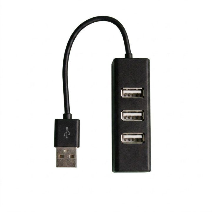 DK-2146V2 - Hub Home Tech USB-A/M a 4xUSB 2.0/H Negro (DK-2146V2)