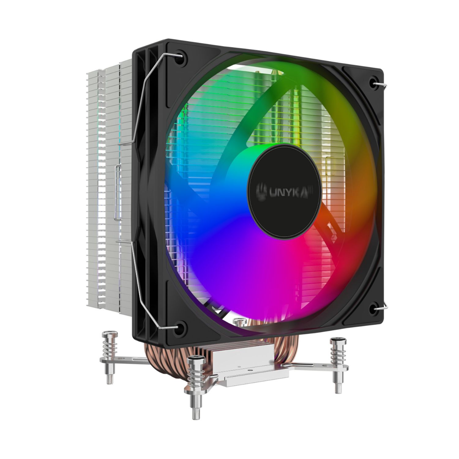 UK326002A - Ventilador CPU UNYKA UNYCOOL H61 ARGB PWM 120mm Negro/Blanco (UK326002A)
