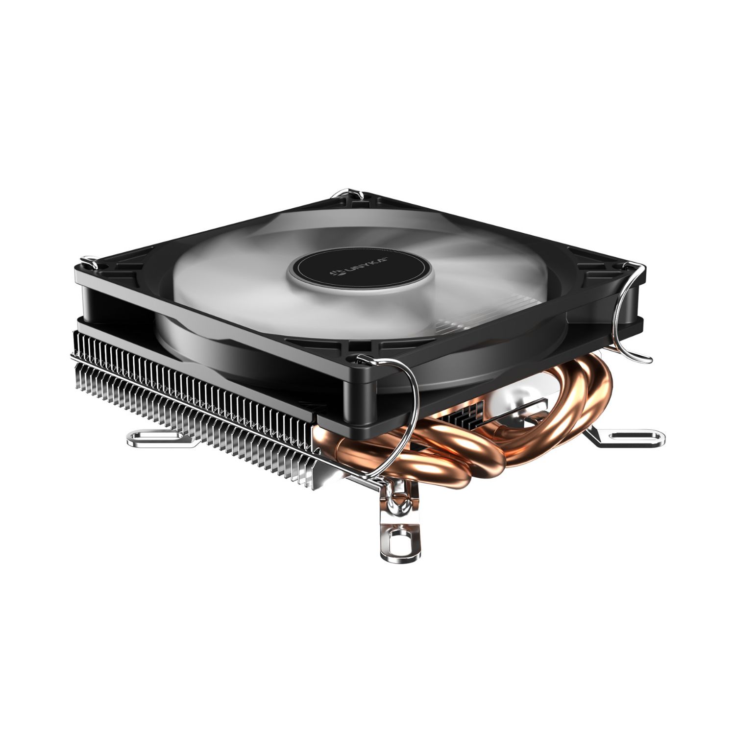 UK321015 - Ventilador CPU UNYKA UNYCOOL H37 PWM 90mm Negro/Blanco (UK321015)