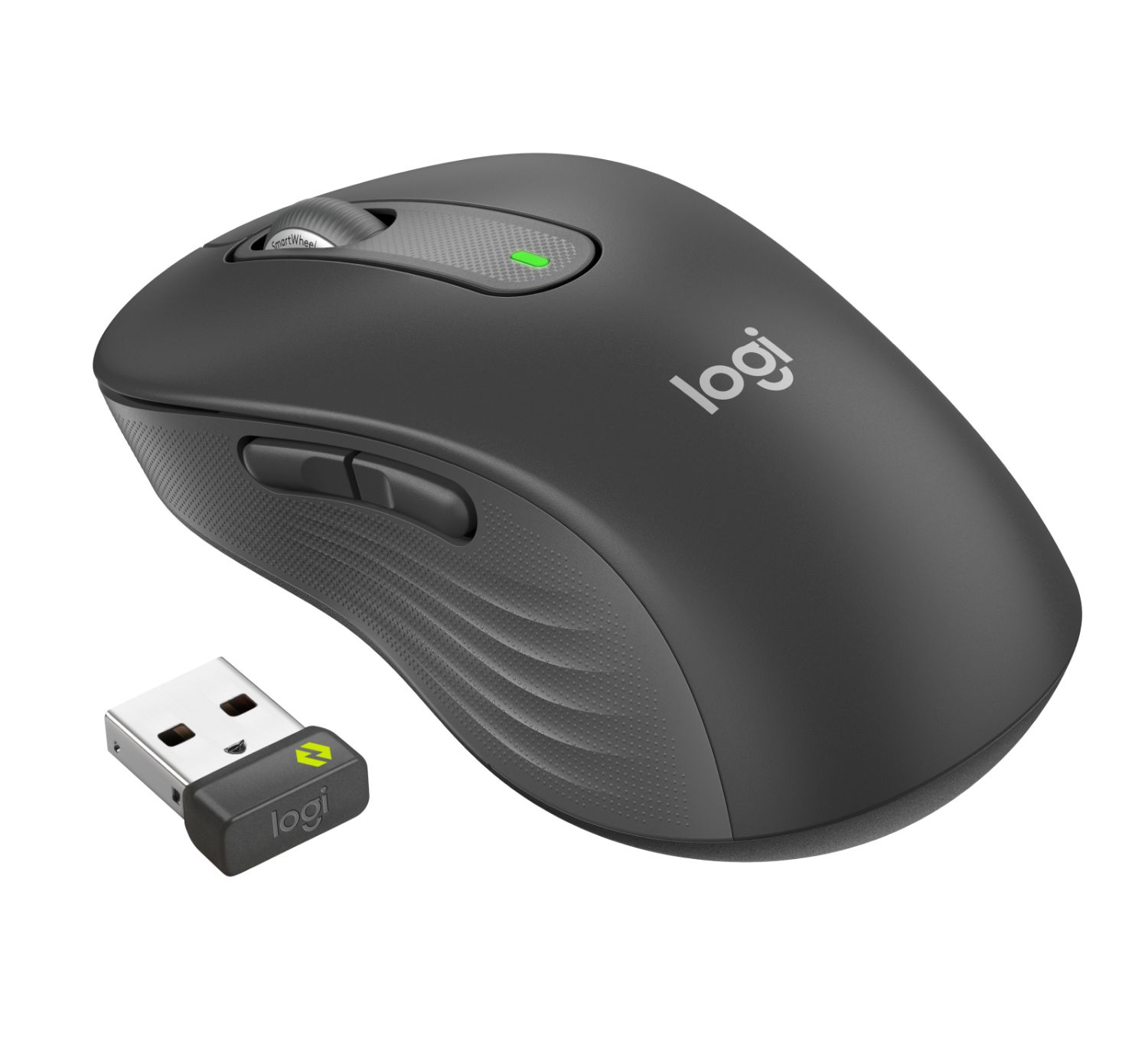 910-006348 - Rat�n Logitech Signature M650 L �ptico Diestro Silencioso RF Wireless Bluetooth 4000dpi 5 Botones Grafito (910-006348)