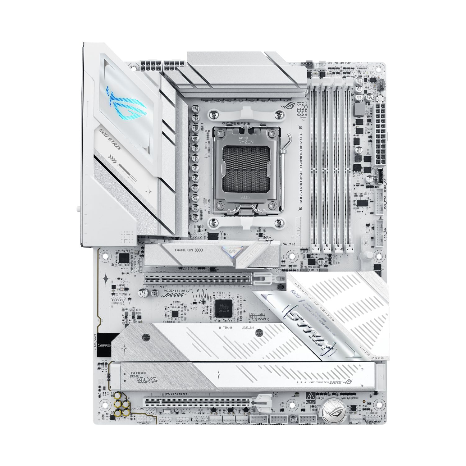 90MB1P10-M0EAY0 - Placa base ASUS ROG STRIX B850-A GAMING WIFI NEO: (AM5) 4DDR5 M.2 SATA3 PCIe USB HDMI RJ45 ATX 7.1 WiFi 7 Bluetooth 5.4 Ethernet GbE (90MB1P10-M0EAY0)