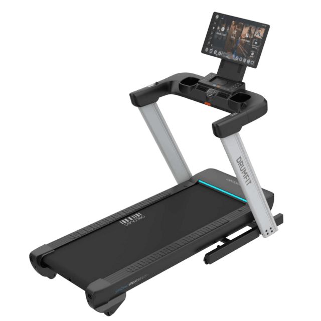 A01_EU01_122452 - Cinta de correr Cecotec DrumFit Flow Sprint Perseus+ Motor 4 CV Velocidad 22 km/h Pantalla TFT rotativa 21 pulgadas Inclinaci�n y declinaci�n -3 a +15 grados Mecanismo de autoplegado Sistema inmersivo para el hogar(A01_EU01_122452)