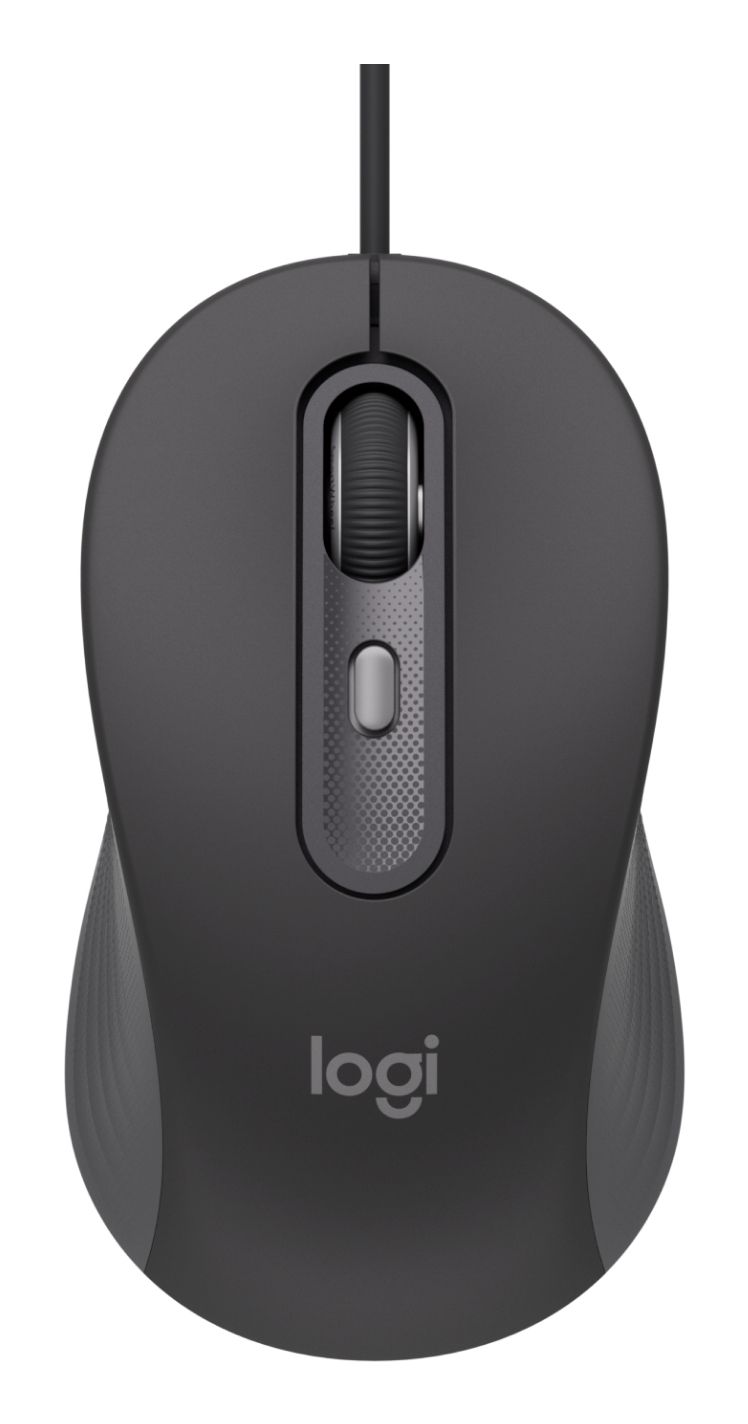 910-007511 - Rat�n Logitech Signature Wired M520 Ambidextro �ptico USB-C 4000dpi 4 Botones Grafito (910-007511)