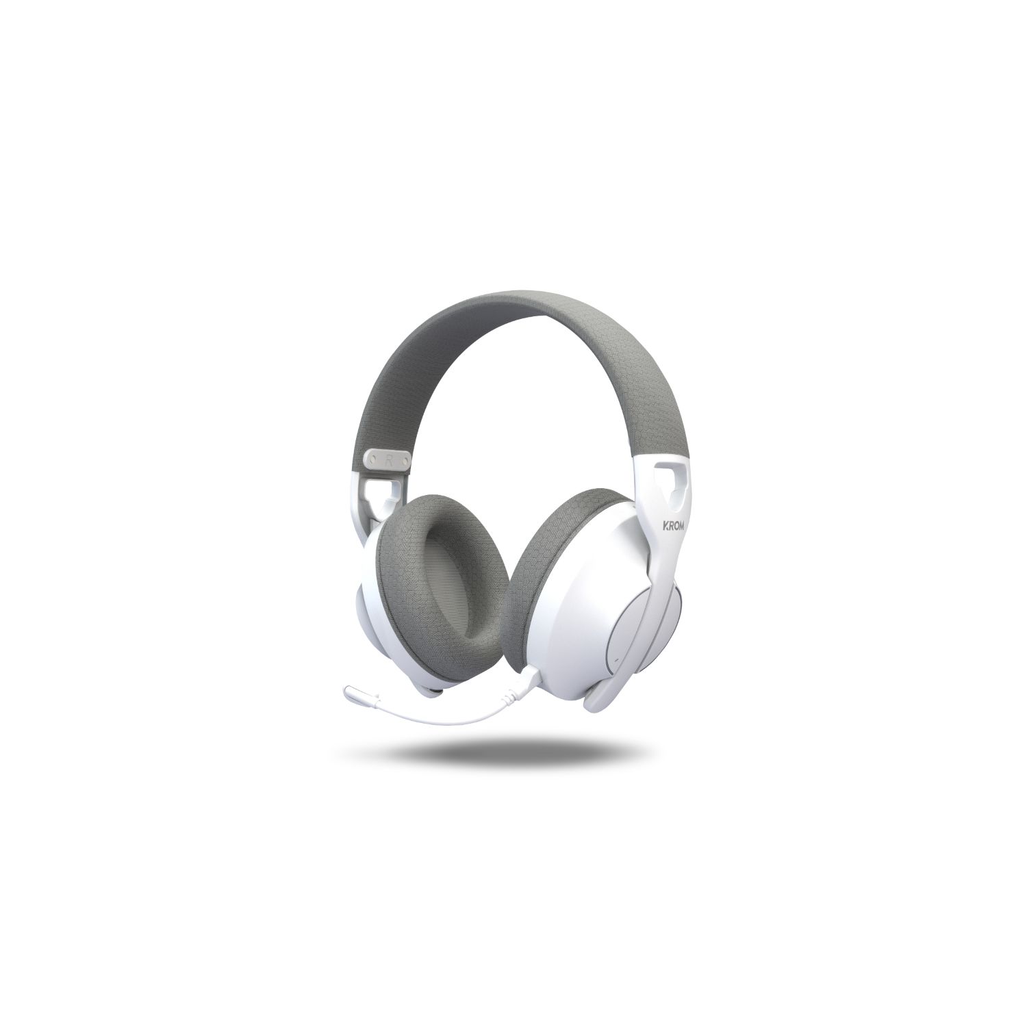 NXKROMPHASEWH - Auriculares + Micr�fono Gaming KROM Circumaurales Binaurales RF Wireless Bluetooth 3.5mm USB-C Blancos (NXKROMPHASEWH)