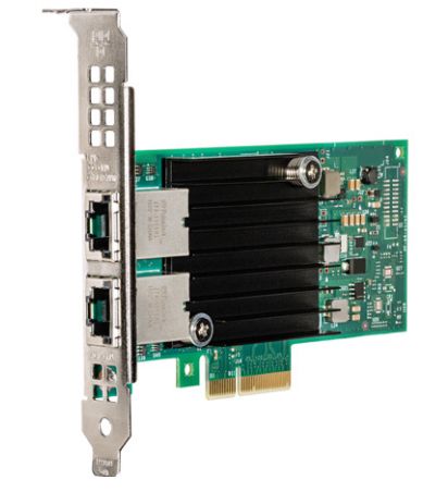 X550T2G1P5 - Adaptador de Red Intel PCIe 3.0 2xRJ45 Ethernet LAN GbE Verde/Plata (X550T2G1P5)