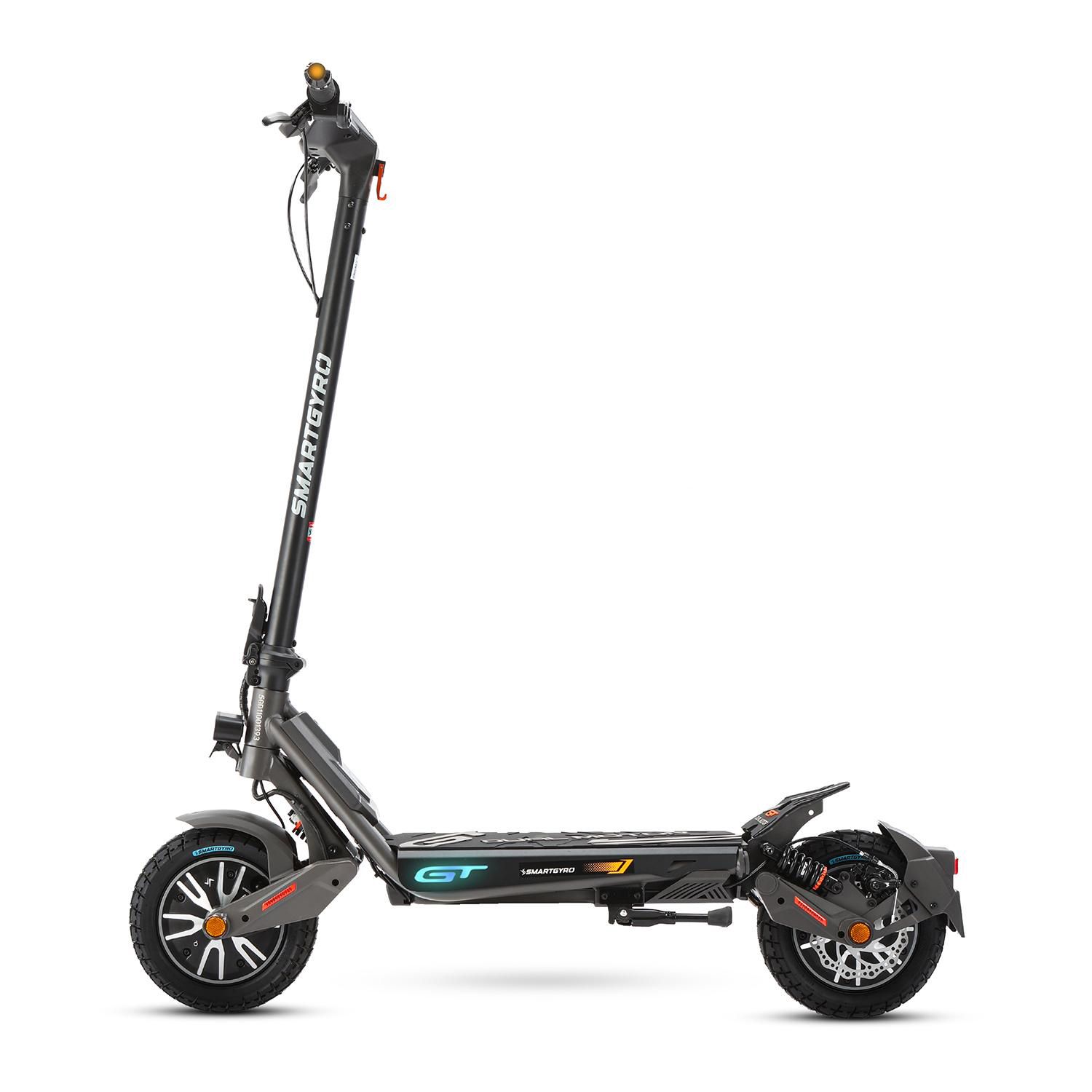 SG27-633 - Patinete El�ctrico SmartGyro Rockway GT Dual 1000W 10? Velocidad M�x. 25 Km/h Autonom�a 75 Km NFC APP Homologado DGT Negro (SG27-633)