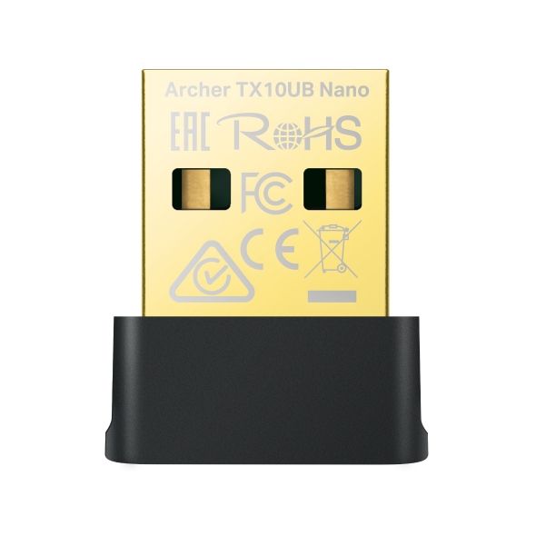 ARCHER TX10UB NANO - Adaptador TP-Link AX900 USB 2.0 WiFi 6 Dual Band Bluetooth 5.3 Negro (Archer TX10UB Nano)