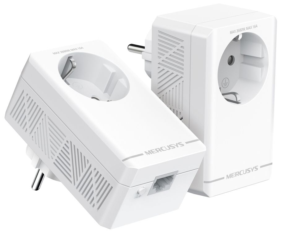 MP500P KIT - Powerline Mercusys AV1000 1xRJ45 Ethernet GbE Blanco (MP500 KIT)