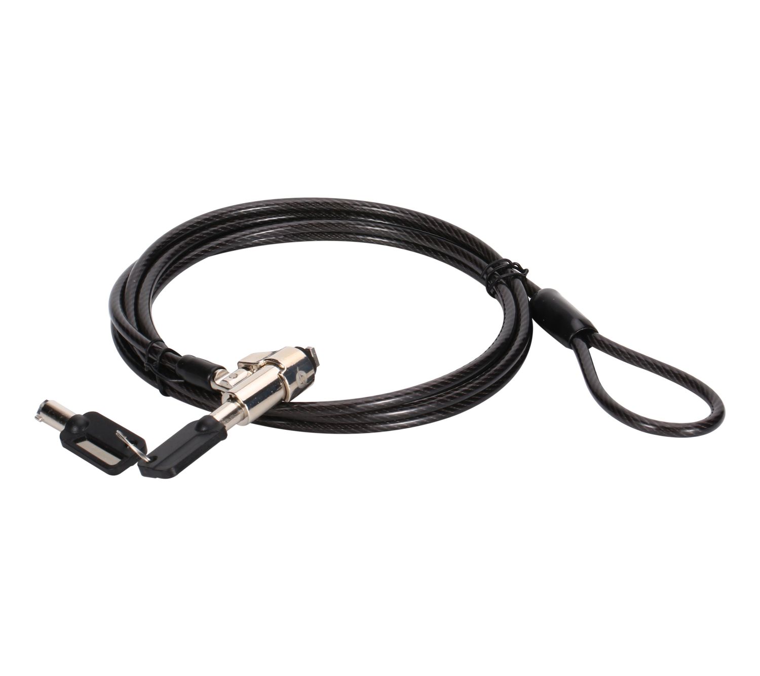 CUSTODIO02BSM - Cable de Seguridad Conceptronic CUSTODIO02BSM Slot Estandar con Llave Compatible Llave Maestra. Negro (CUSTODIO02BSM)