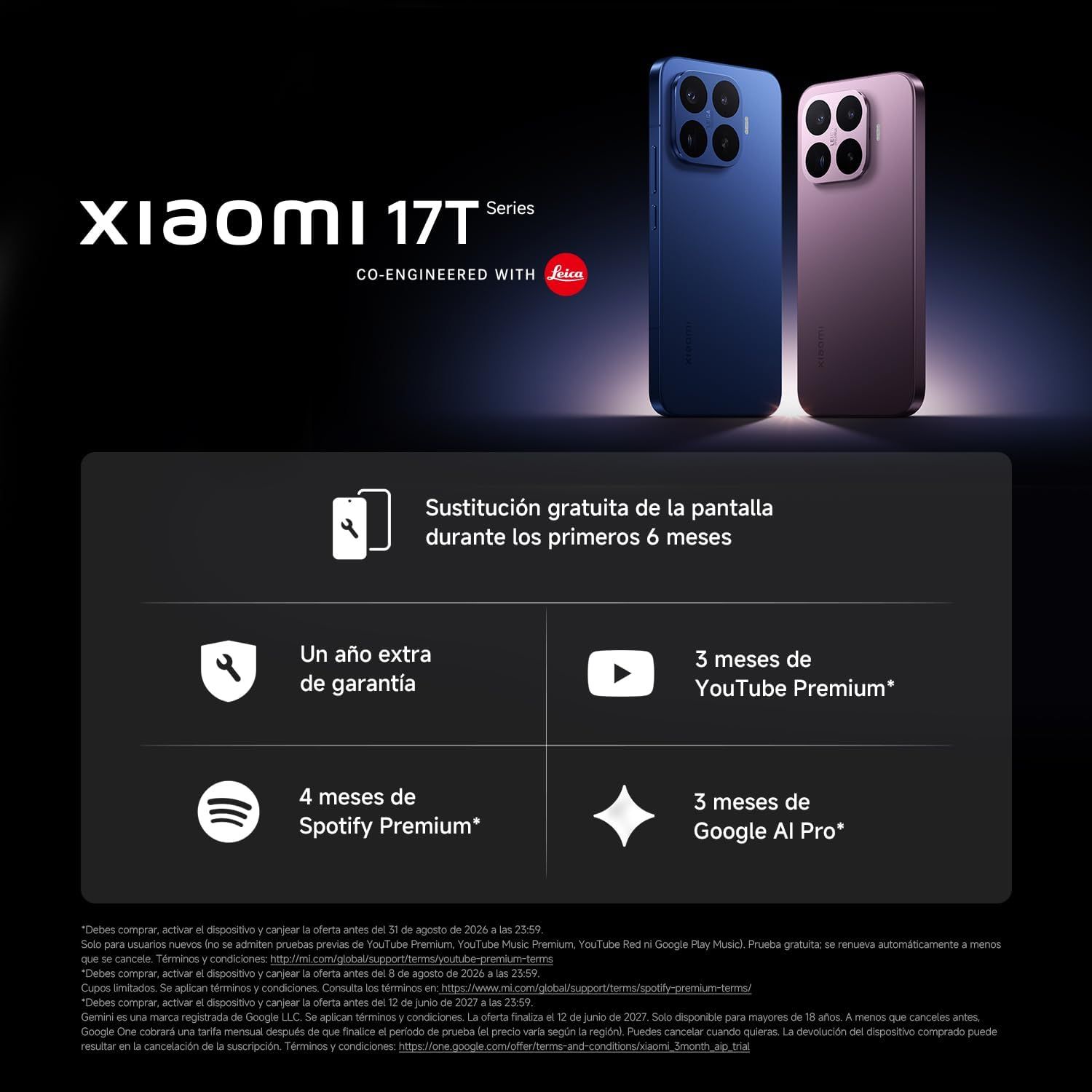 MI-17TPRO-12/256DBL - Smartphone Xiaomi 17T PRO 6.83