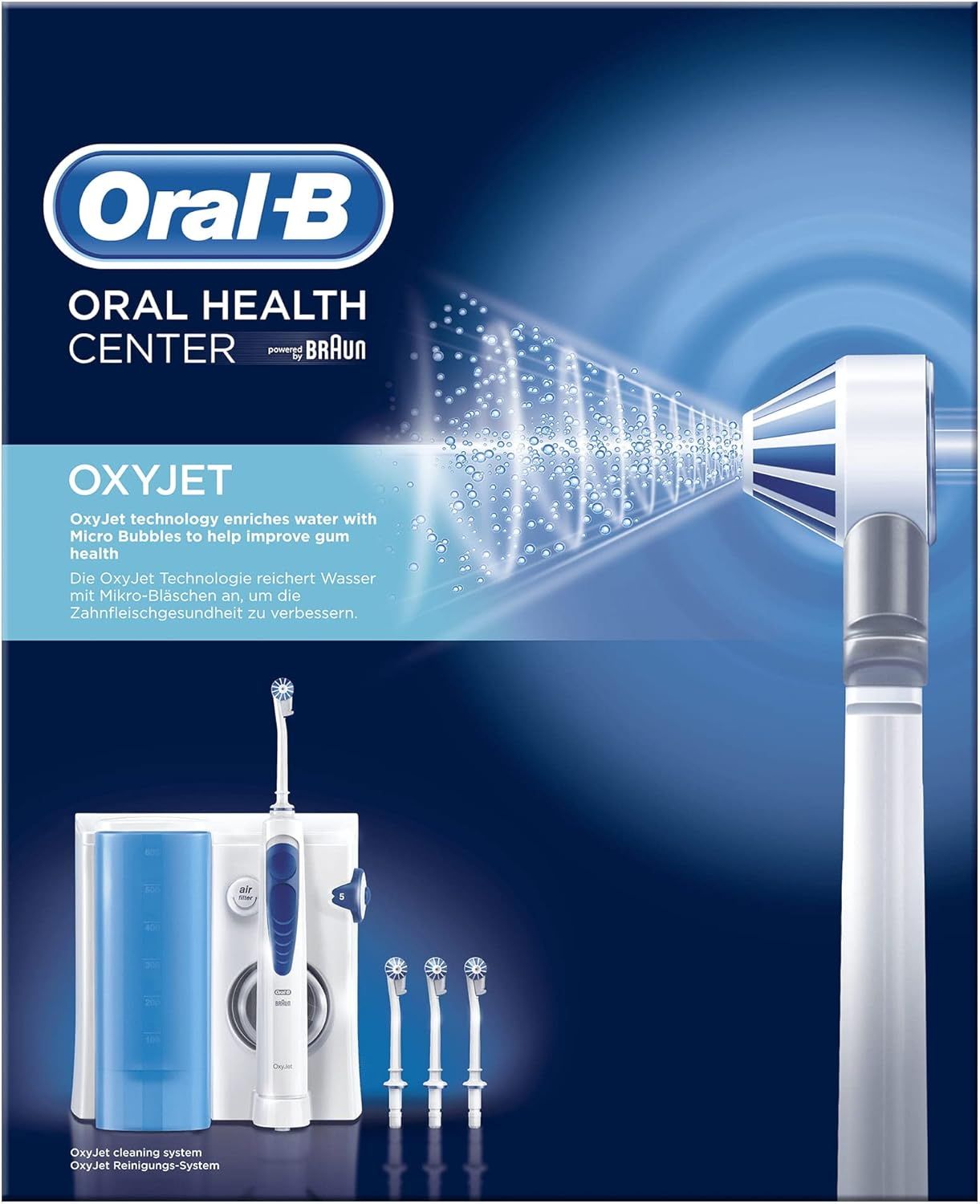 ORAB-PAE-IRRI OXYJET GY - Irrigador Bucal Braun Oral-B Oxyjet
