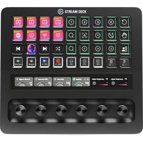 10GBX9901 - Controladora ELGATO Stream Deck+ XL 36 Teclas LCD Personalizables Pantalla T�ctil Negra (10GBX9901)