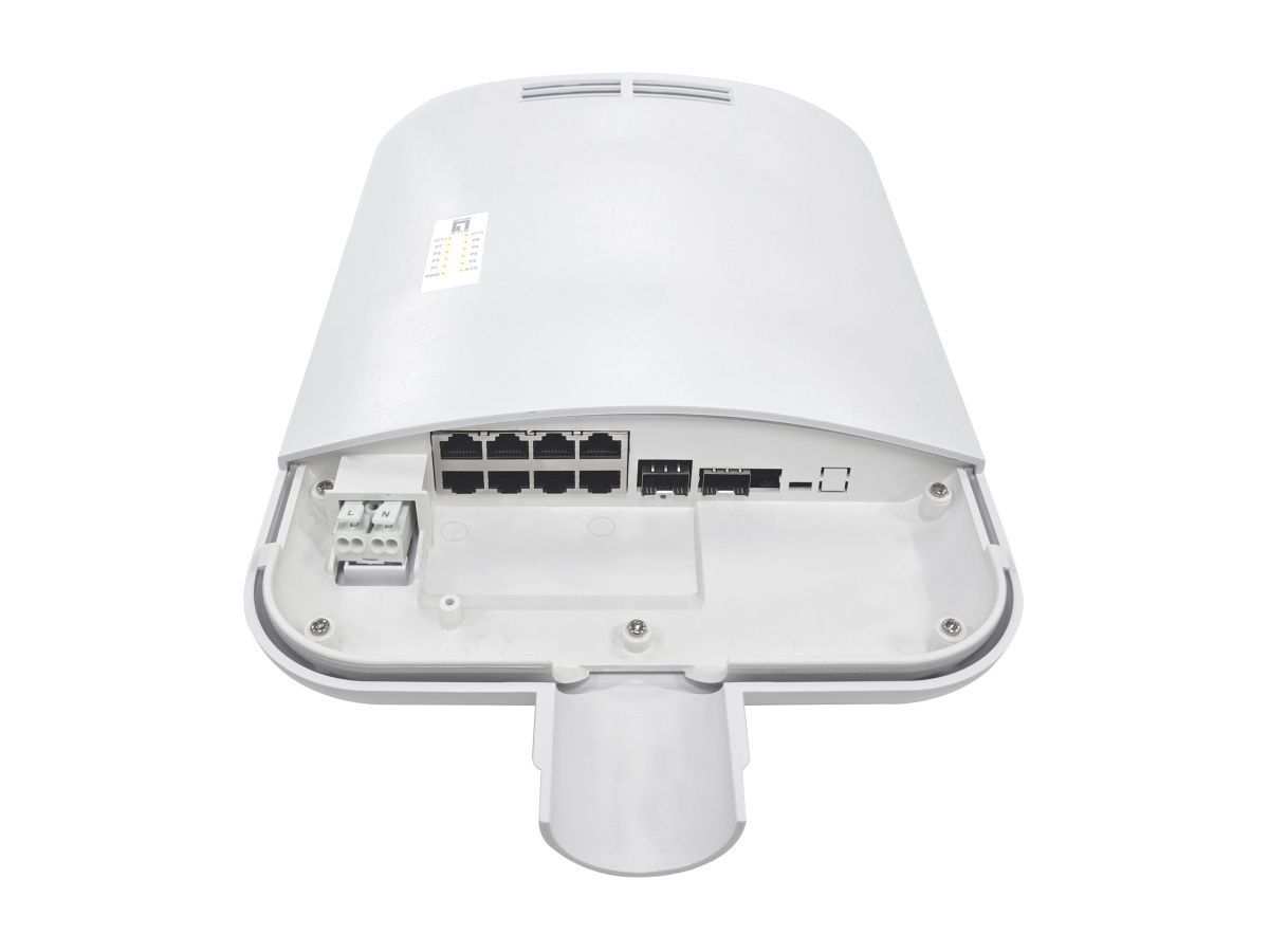 OEP-1071 - Switch LevelOne Gestionado L2 8xRJ45 2xSFP+ Ethernet GbE PoE Blanco (OEP-1071)