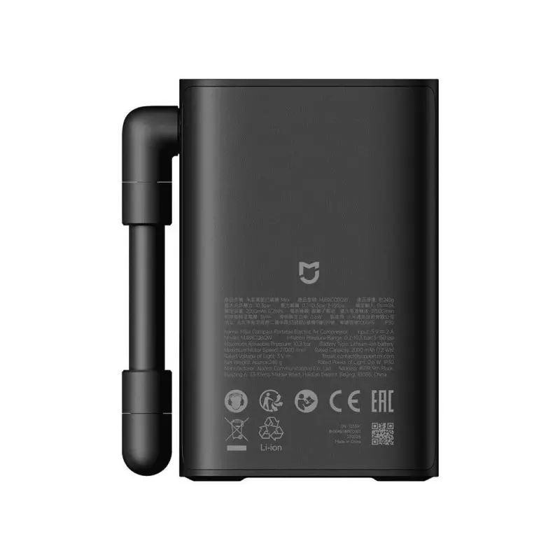 BHR08TYGL - Compresor de Aire XIAOMI Air Compressor Compacto Port�til Bater�a Integrada Pantalla Digital Negro (BHR08TYGL)