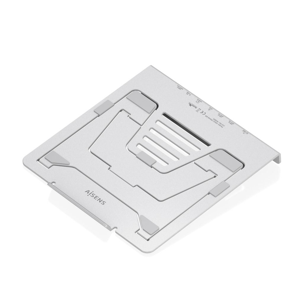 ASUC-7P045-GR - Soporte de Sobremesa AISENS Ajustable para Port�til/Tablet USB-C Docking 7en1 M�x. 3Kg Gris (ASUC-7P045-GR)